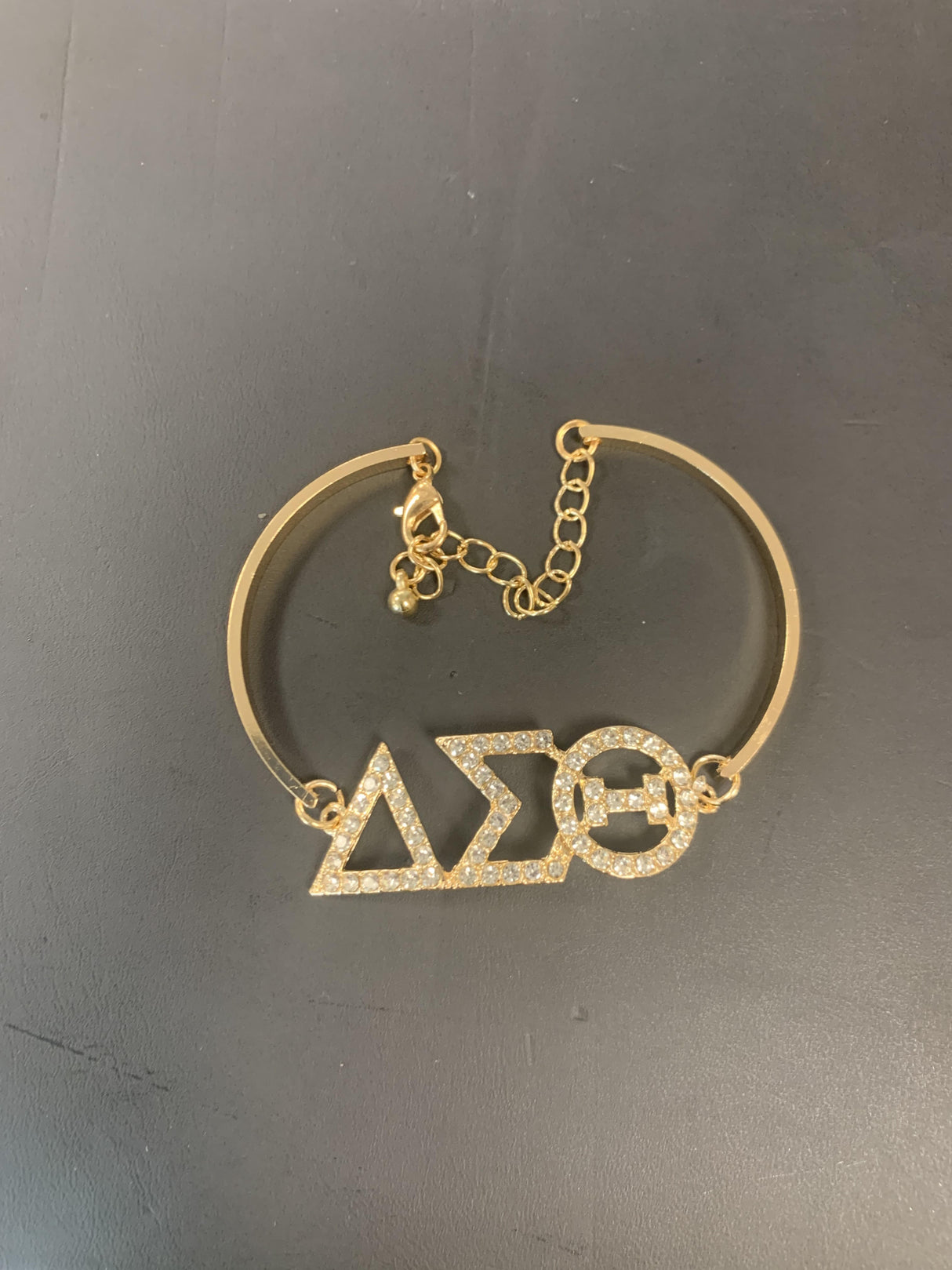 Delta Gold Austrian Crystal Bracelet