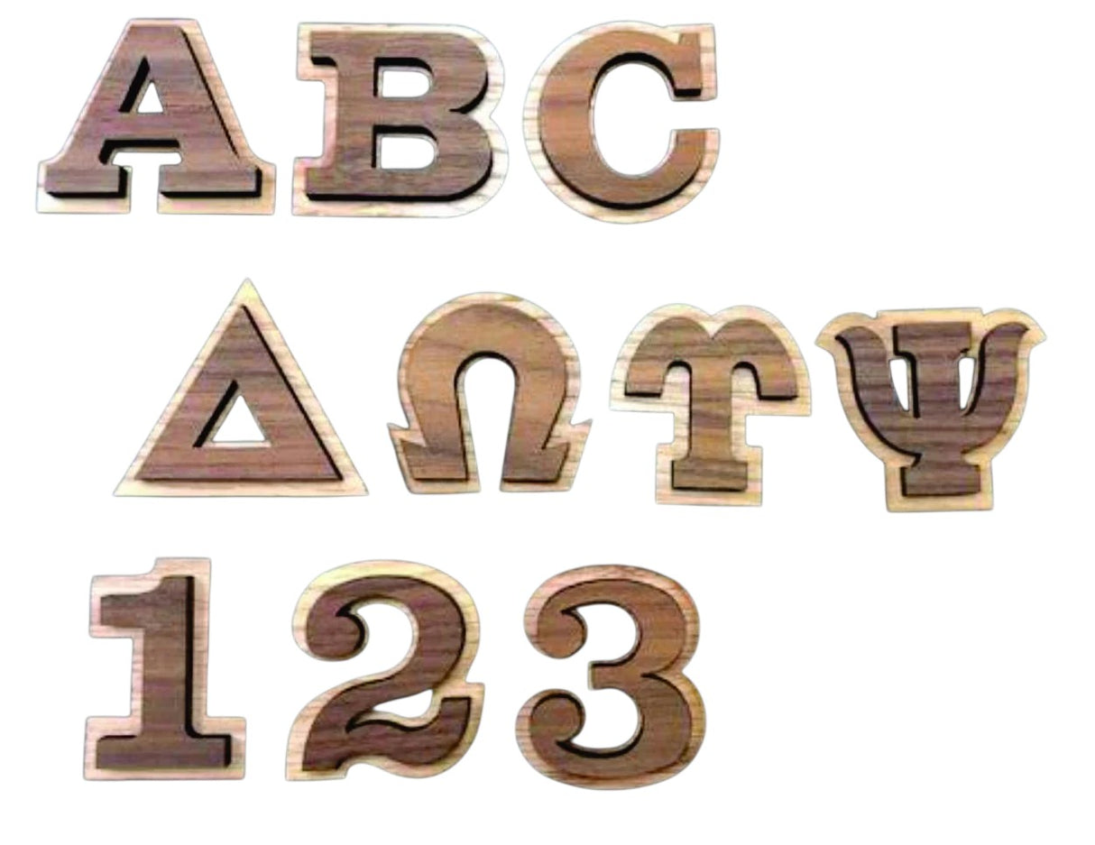 Peel-n-Stick Letters (DBL 3.5 in)