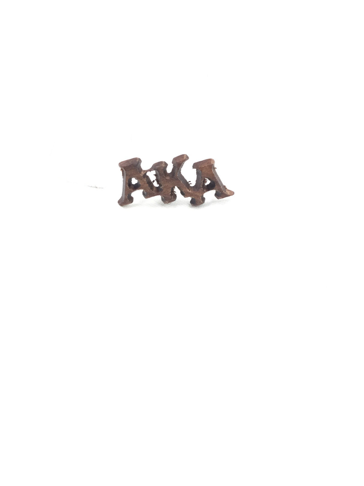 AKA Small Wood Greek Pin