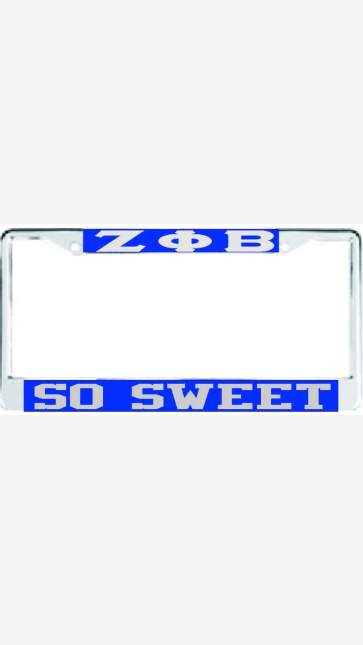 Zeta So Sweet Auto Frame Royal/Silver