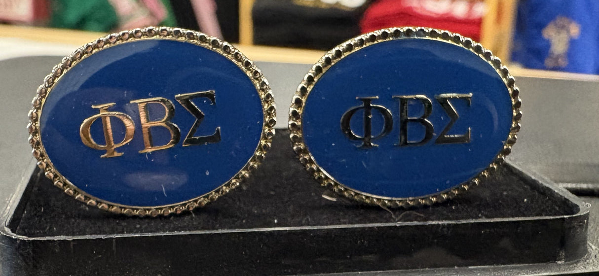Sigma Oval Cuff Links