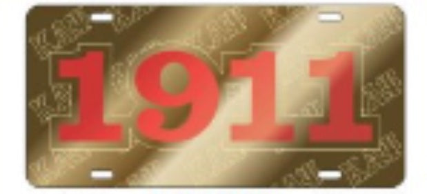 Kappa Gold Founder Back Auto Tag