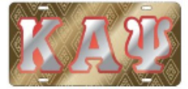 Kappa Gold Symbol Back Auto Tag