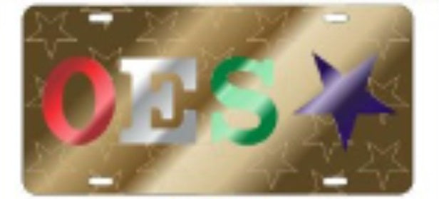 OES Gold Symbol Back Auto Tag