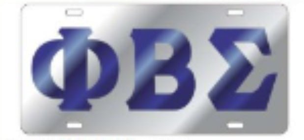 Sigma Silver Color Inlaid Mirror Auto Tag