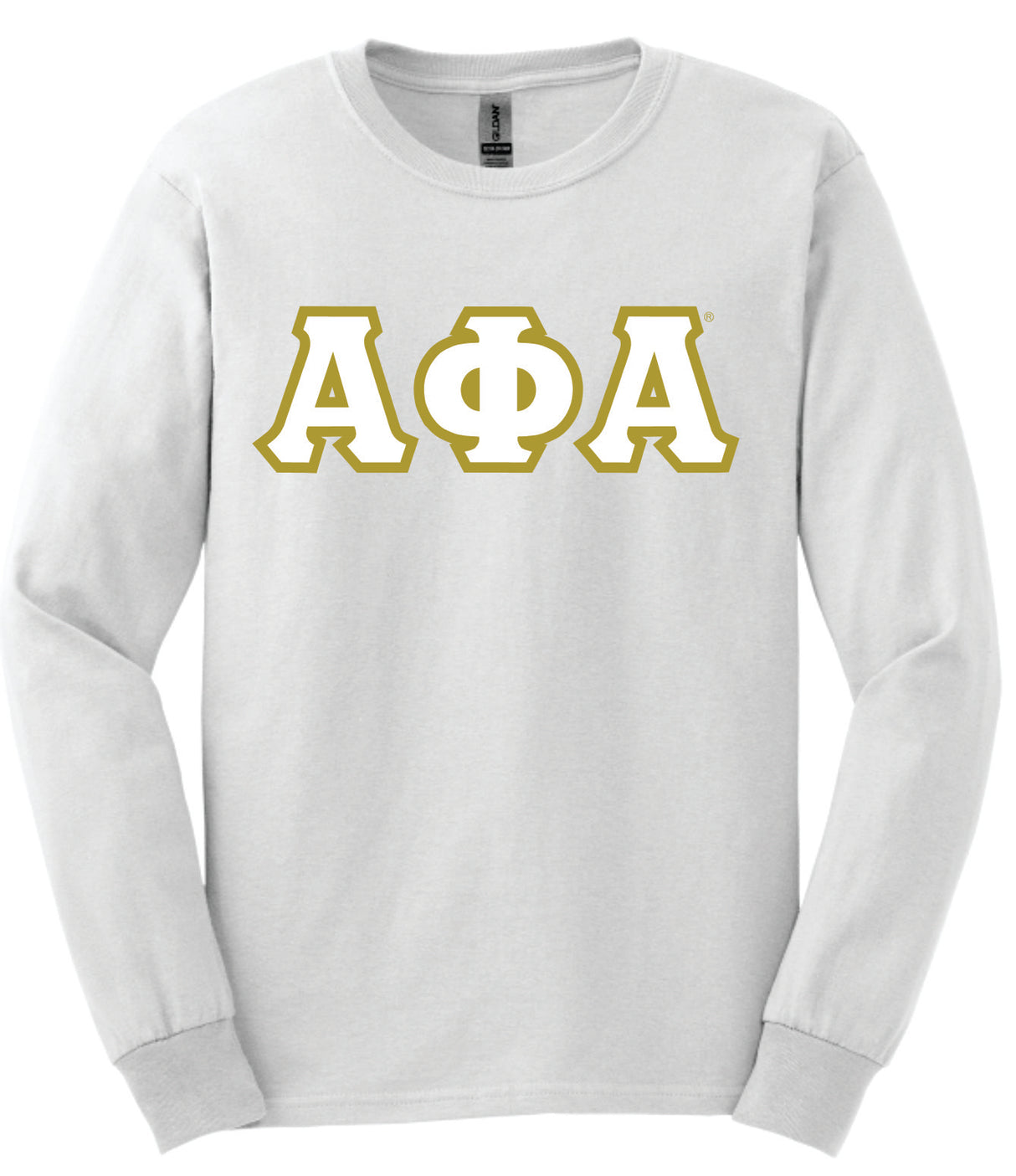 Alpha Basic Applique Long Sleeve