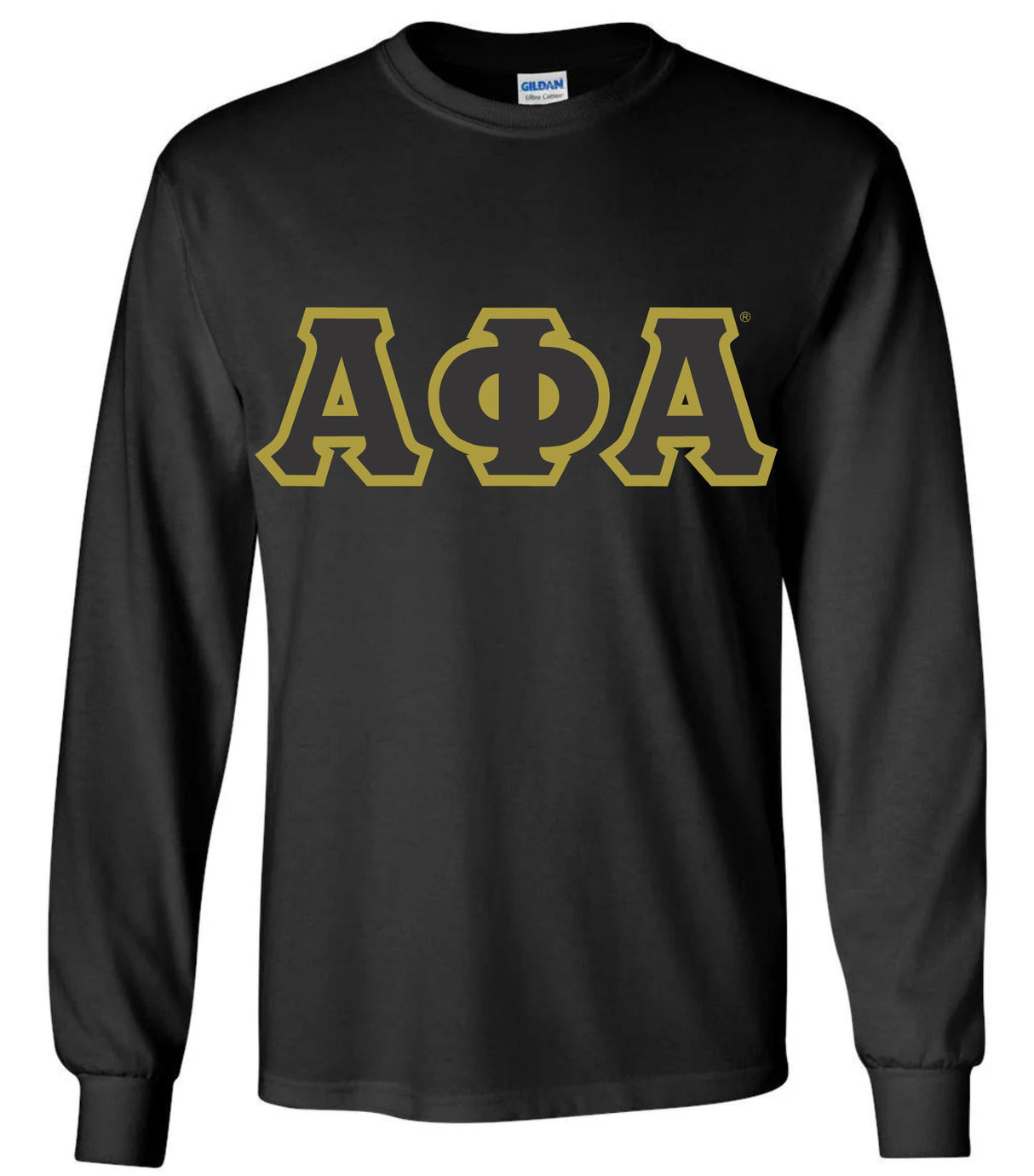 Alpha Basic Applique Long Sleeve