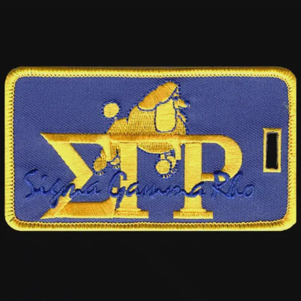 SGRho Poodle Embroidered Luggage Tag