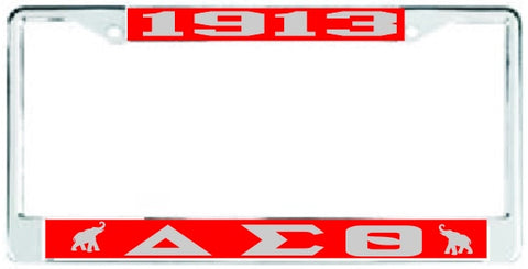 Delta Sigma Theta Greek Sorority Plate Frame