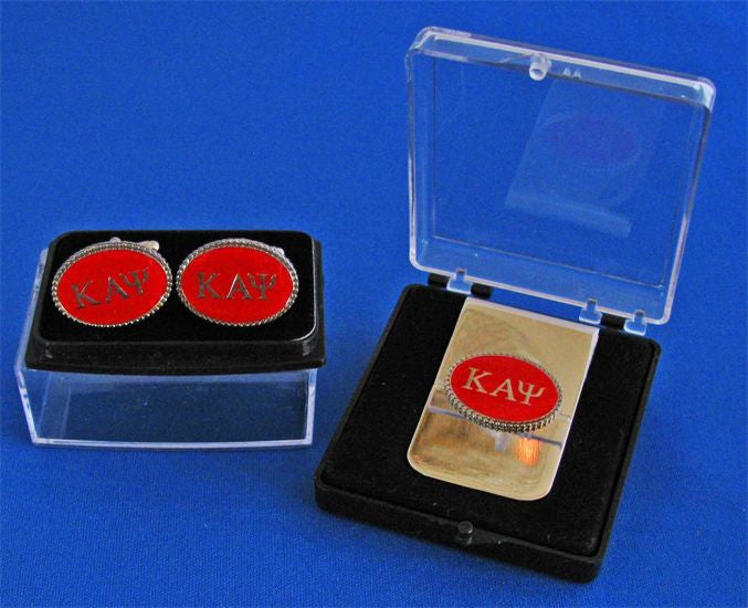 Kappa Oval Cuff Links
