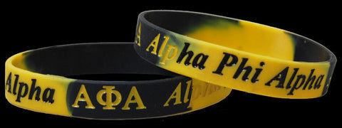 Alpha Silicone Wristband
