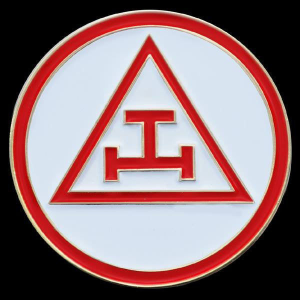 Mason Triple Tau Round Auto Emblem