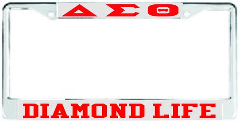 Delta Sigma Theta Greek Plate Frame