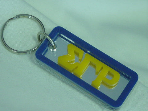 SGRho Mirror Rectangle Keychain