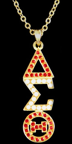 Delta Sigma Theta Greek Sorority Necklace