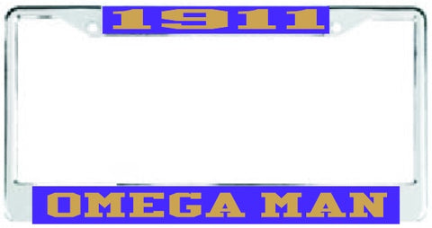 Omega Man Auto Frame Purple/Gold