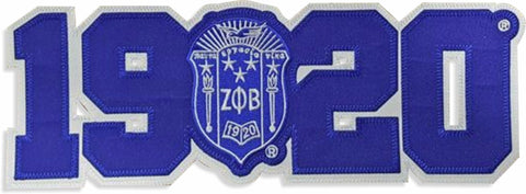 Zeta Crest Date Twill Patch
