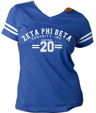 Zeta Est. Football Tee