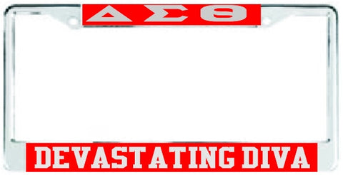 Delta Dev Diva Frame Red/Silver