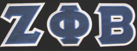 Zeta 4" Tackle Twill Letters
