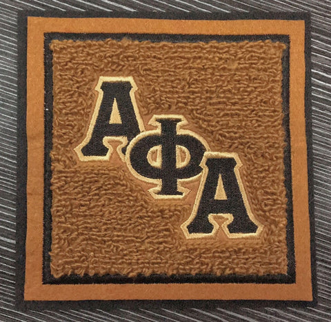 Alpha Chenille Coaster Set