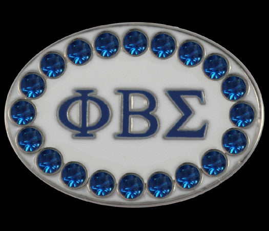 Sigma Oval Stone Cuff Links