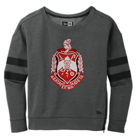 Delta Crest Varsity Crewneck