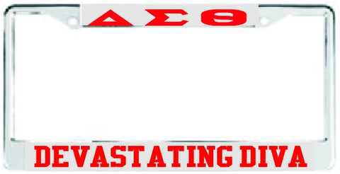 Delta Sigma Theta Greek Plate Frame