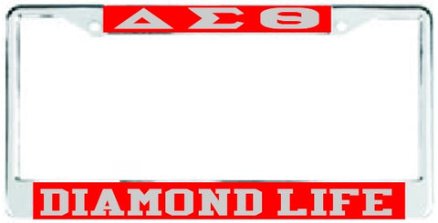 Delta Sigma Theta Greek Plate Frame