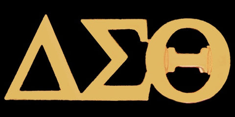 Delta Greek Letter Gold Lapel Pins