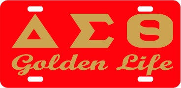 Delta Sigma Theta Greek Sorority Auto Tag