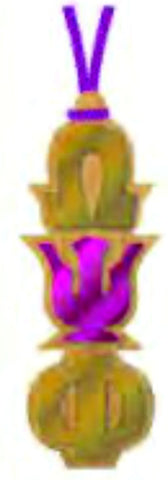 Omega Oak Backed Mirror Tiki