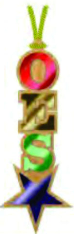 OES Oak Backed Mirror Tiki