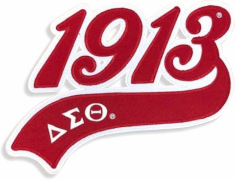 Delta Tail Date Twill Patch