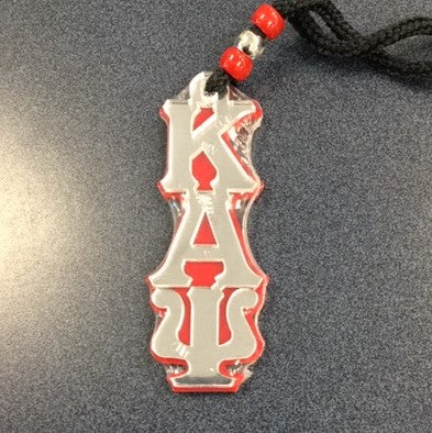Kappa Greek Letter Mirror Medallion