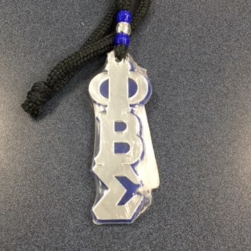 Sigma Greek Letter Mirror Medallion