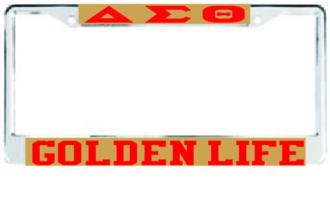 Delta Sigma Theta Greek Sorority License Frame