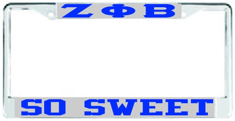Zeta So Sweet Auto Frame Silver/Royal