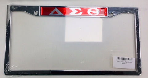 Delta Sigma Theta Greek Sorority License Frame