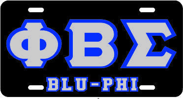 Sigma PBS BLU-Phi Auto Plate Black/Silver/Royal
