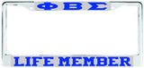 Sigma Life Member Auto Frame Silver/Royal