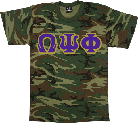 Omega Basic Camo Applique Tee