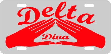 Delta Sigma Theta Greek Sorority Auto Tag