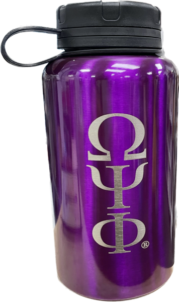 Omega 32 oz Stainless Bottle – 3 Sisters Embroidery