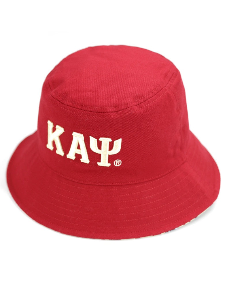 Kappa Alpha Psi KAPSI 1911 Bucket Hat Floppy Hat Fisherman Hat Sun Hat Outdoor Hat Red white men summer hat Fraternity Hat