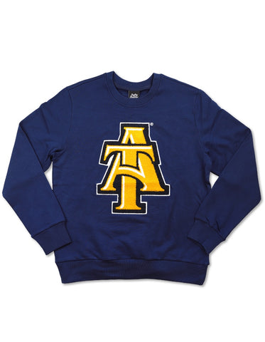 NC A&T Chenille Crewneck