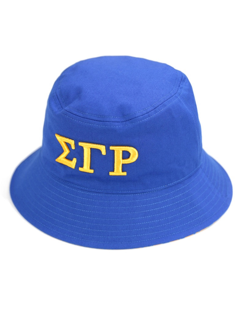 Sigma Gamma Rho 1922 Bucket Hat Floppy Hat Fisherman Hat Sun Hat Outdoor Hat Royal Gold Women summer hat