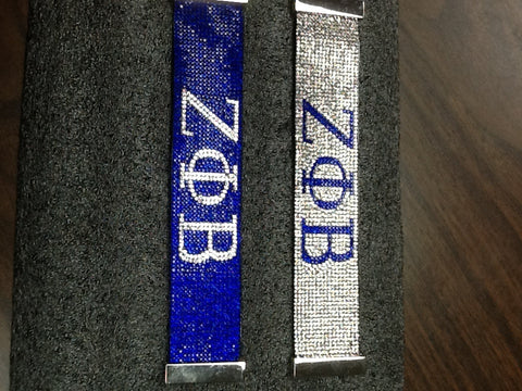 Zeta Rhinestone Magnetic Bracelet