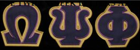 Omega 4" Tackle Twill Letters