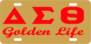 Delta Sigma Theta Greek Sorority Auto Tag